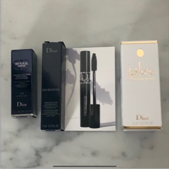 Dior Rouge 100 Nude Diorshow Black Mascara Dior Jadore - Picture 5 of 5